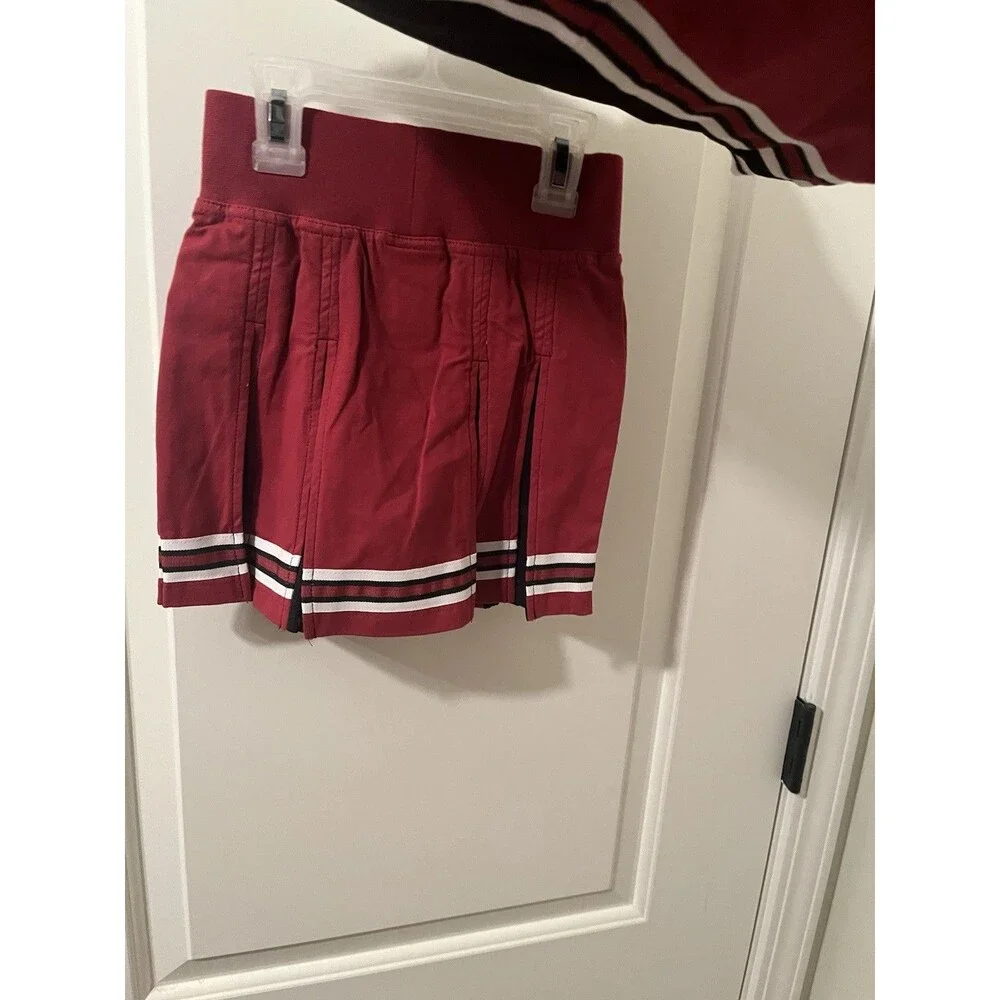 Red Oak Girls XS Cheer Skirt Set USC South Carolina Gamecocks Top & Skirt
